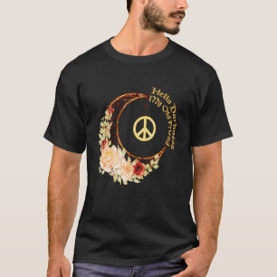 T-shirt Symbole de paix Vibe positive colorée