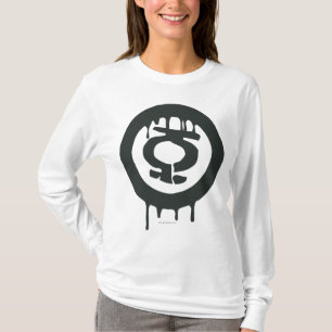 T-shirt Symbole de peinture à lanterne verte