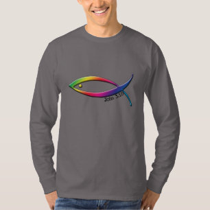 T-shirt Symbole de poisson chrétien