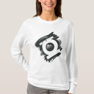 T-shirt Symbole de pulvérisation de lanterne verte