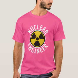 T-shirt Symbole de rayonnement de conception du génie nucl