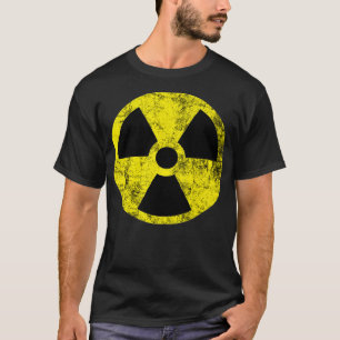 T-shirt Symbole de risque de radiation nucléaire symbole d