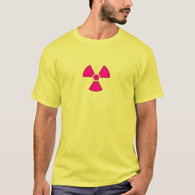 T-shirt Symbole de risque d'irradiation (Devant)