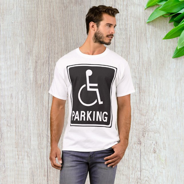 T-shirt Symbole de stationnement en fauteuil roulant (Créateur téléchargé)