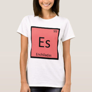 T-shirt Symbole de tableau périodique Es - Chimie Enchila