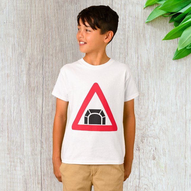 T-shirt Symbole de trafic du panneau d'avertissement du tu (Créateur téléchargé)