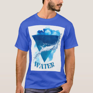 T-shirt Symbole d'élément d'eau