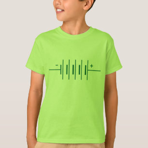 T-shirt Symbole des batteries