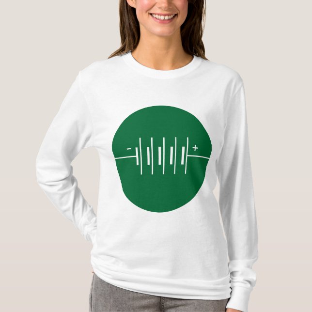 T-shirt Symbole des piles cerclées (Devant)