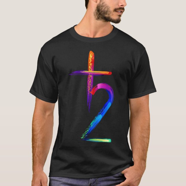 T-shirt Symbole des planètes Peinture luminescente (Devant)