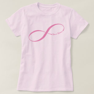 T-shirt Symbole d'infinité de nom personnalisé