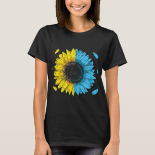 T-shirt Symbole drapeau ukrainien Tryzub Aimer Soutenir l'