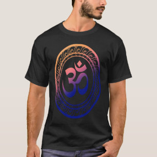 T-shirt Symbole du bouddhisme Om Ohm Aum Yoga Sanskrit
