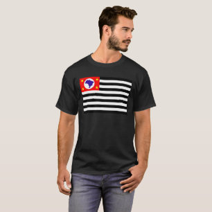 T-shirt Symbole du Brésil de drapeau de ville de Sao Paul