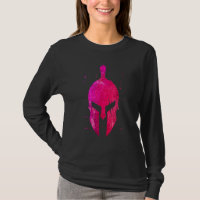 Symbole du casque de gladiateur Pink Spartan Girl