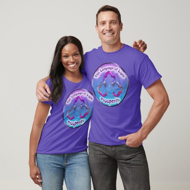 T-shirt Symbole du Chakra du Troisième Oeil ou Prospérité (Unisexe)