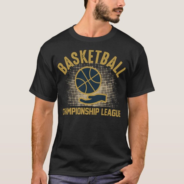 T-shirt Symbole du Championnat de basket-ball (Devant)