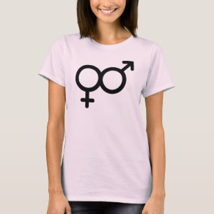 T-Shirt Symbole du Drapeau Genderfluid
