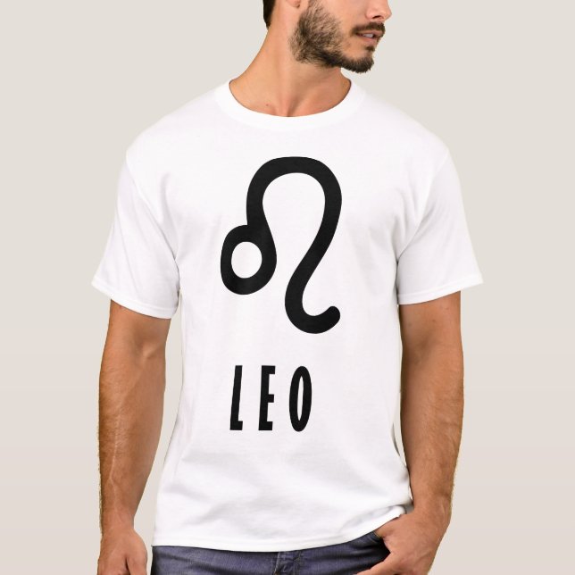 T-shirt Symbole du zodiaque de Leo (Devant)