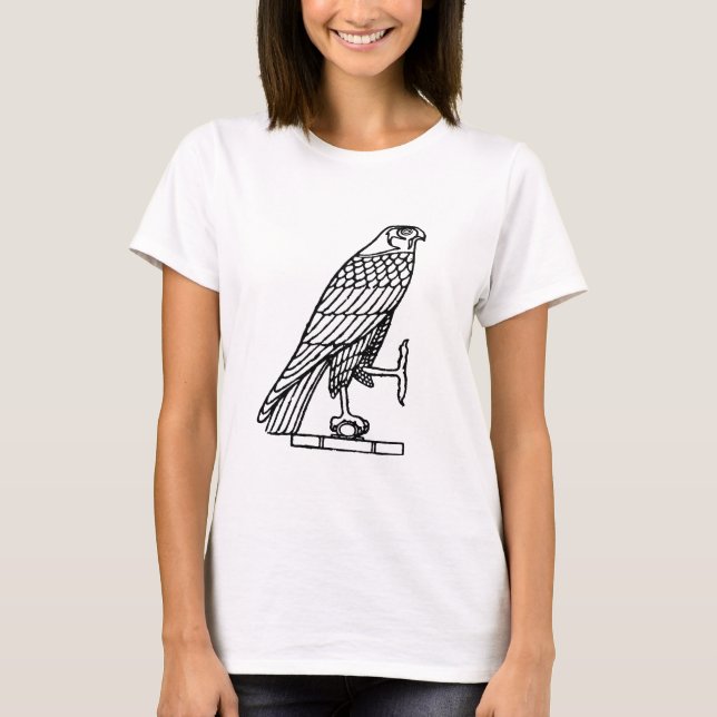 T-shirt Symbole égyptien : Faucon (Devant)