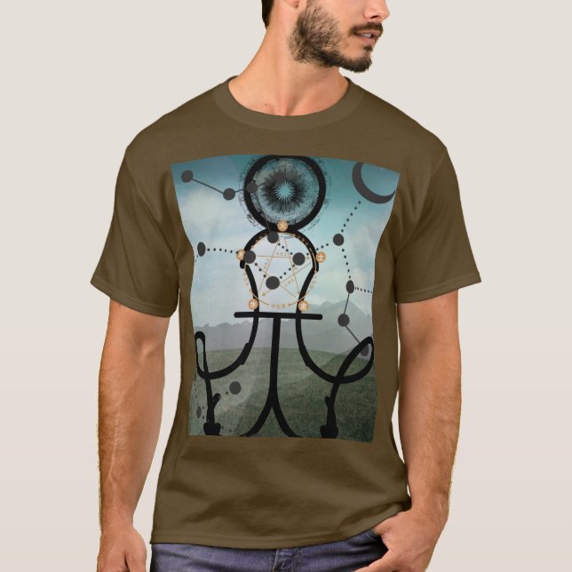 T-SHIRT SYMBOLE ET COSMIQUE ASTRAL (Devant)