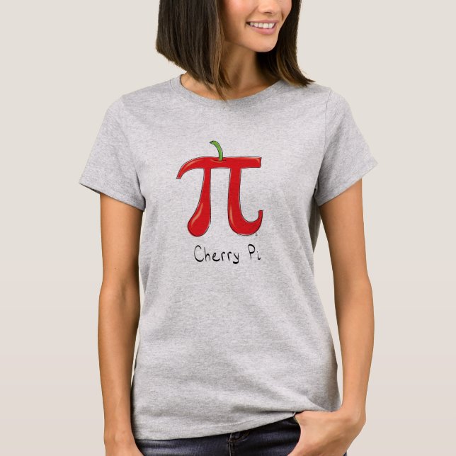 T-shirt Symbole Fantaisie Math Cherry Pi (Devant)