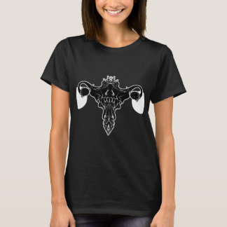 T-shirt Symbole féminisme Utérus Métal Mort