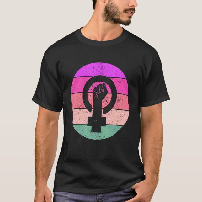 T-shirt Symbole féministe de l'égalité des femmes Emaîtris (Devant)