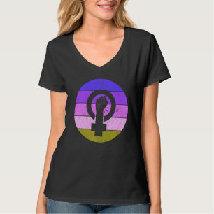 T-shirt Symbole féministe Femme Égalité autonomisation Fem