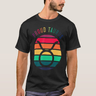 T-shirt Symbole Fière Taurus Lgbtq Astrologie Zodiac Signe