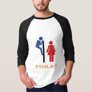 T-shirt Symbole Funny Toilet