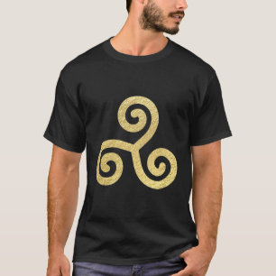 T-shirt Symbole gaélique irlandais antique des spirales ce