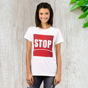 T-SHIRT SYMBOLE GRAND STOP FEMMES