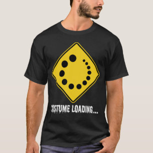 T-shirt Symbole Halloween Chargement Route Jaune