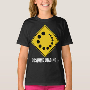 T-shirt Symbole Halloween Chargement Route Jaune