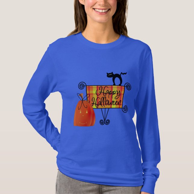 T-shirt SYMBOLE Halloween HEUREUX (Devant)