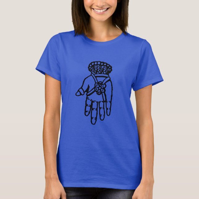 T-shirt Symbole islamique : Hamsa (Devant)