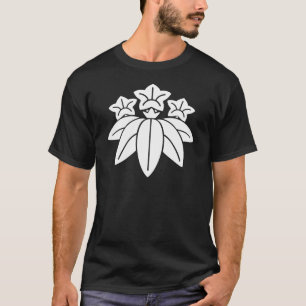 T-shirt Symbole japonais de la crête KAMON de famille
