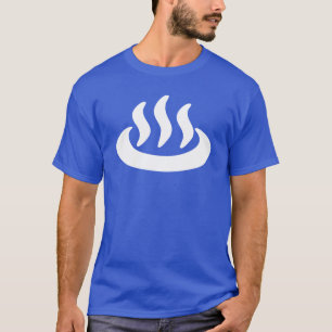 T-shirt Symbole japonais Onsen ♨ Hot Spring 温 泉