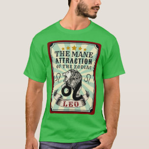 T-shirt Symbole Leo Zodiac Funny Leo L'attraction principa