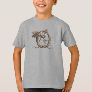 T-shirt Symbole magique du dragon de l'alchimie