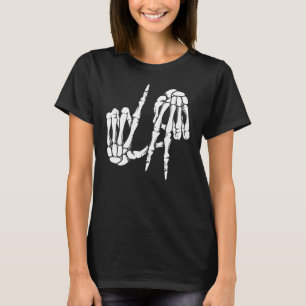 T-shirt SYMBOLE MAIN Freaky Los Angeles Squelette LA