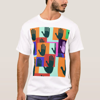 T-shirt Symbole main ouverte