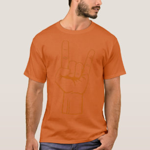 T-shirt SYMBOLE MAIN Texas Long Horn Rocker Football
