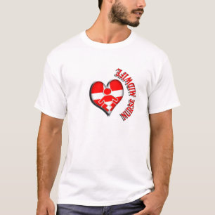 T-SHIRT SYMBOLE MÉDICALE DE COEUR DE SAGE-FEMME