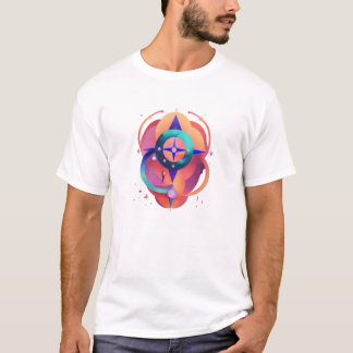 T-shirt Symbole minimaliste alchimique maxi