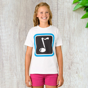 T-shirt Symbole musical minimaliste Gras