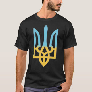 T-shirt Symbole national ukrainien Trident I stand with Uk