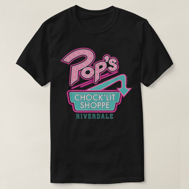 T-shirt Symbole néon de Riverdale Pop  (Design devant)