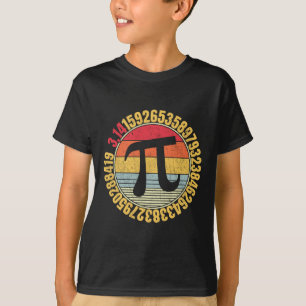 T-shirt SYMBOLE NERdy MAth Pi Mathlete
